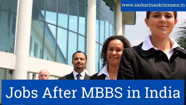 Jobs After MBBS in India